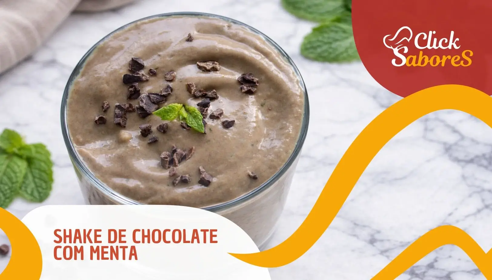Shake de Chocolate com Menta