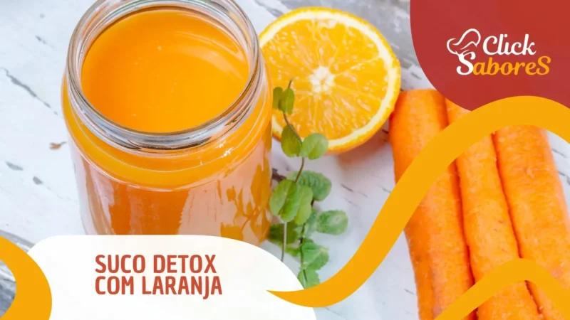 Suco Detox com Laranja