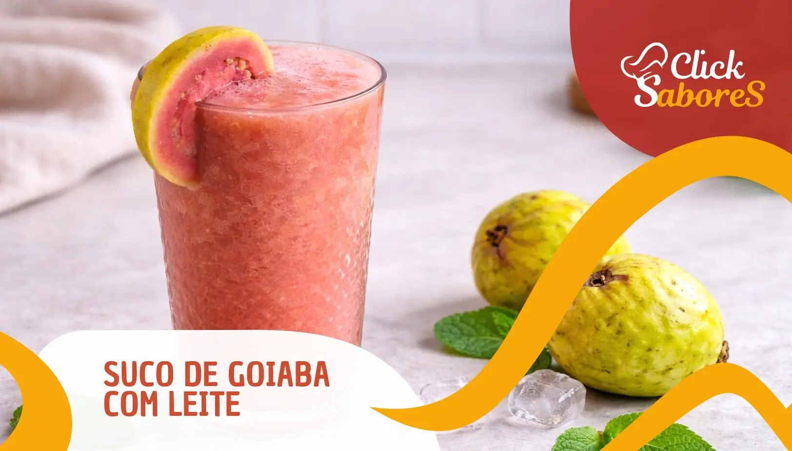 Suco de Goiaba com Leite