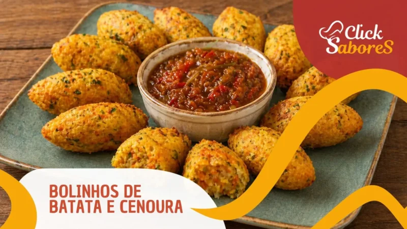 Bolinhos de Batata e Cenoura