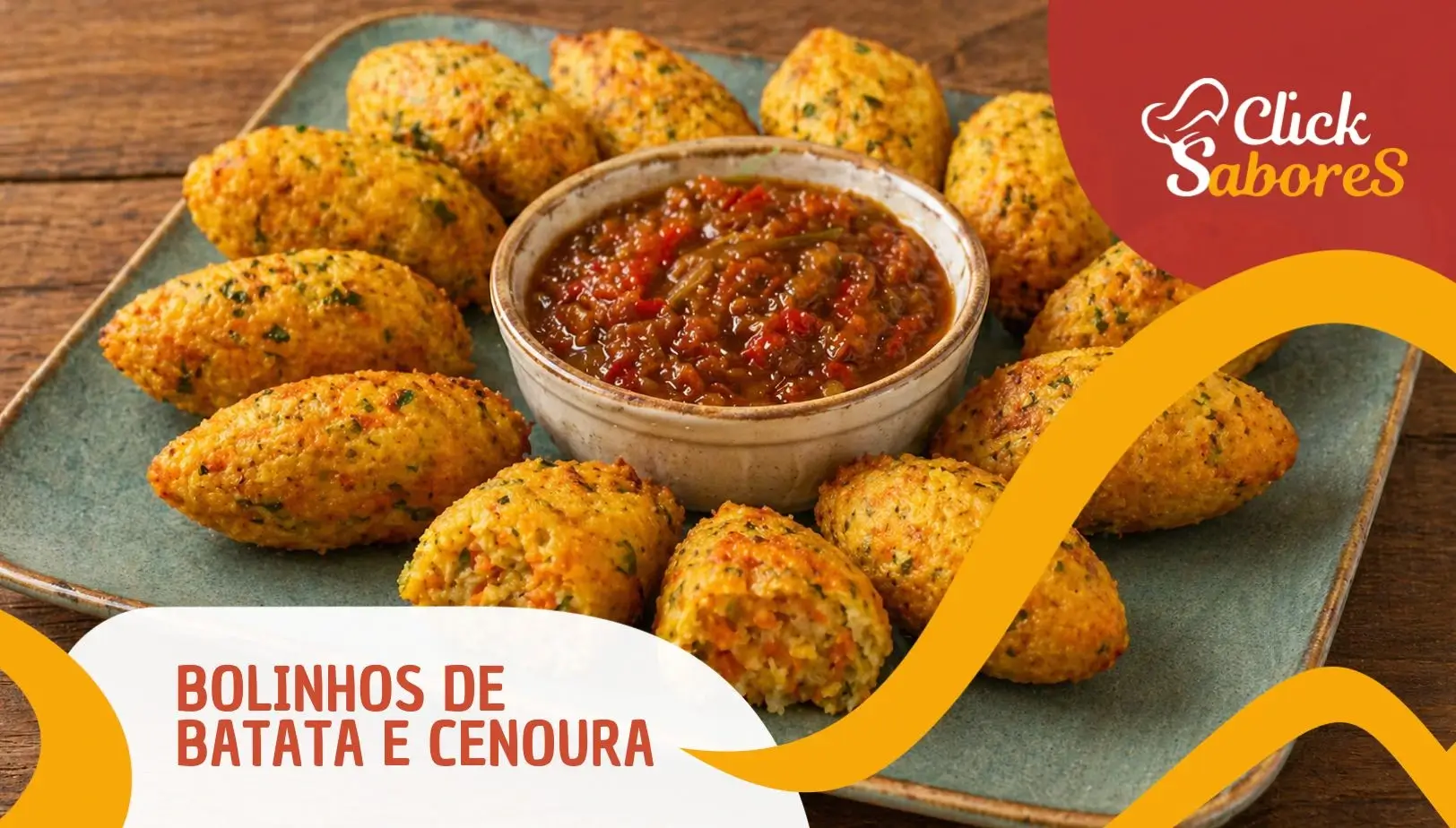 Bolinhos de Batata e Cenoura