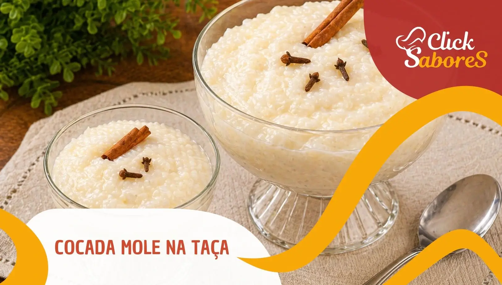 Cocada Mole na Taça