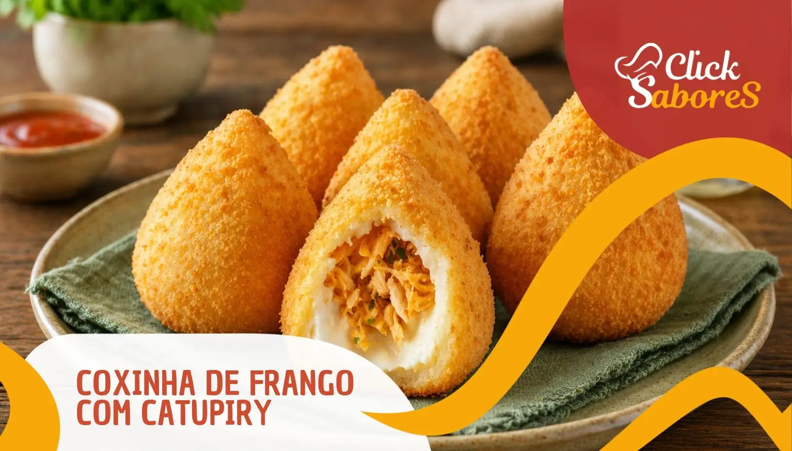 Coxinha de Frango com Catupiry