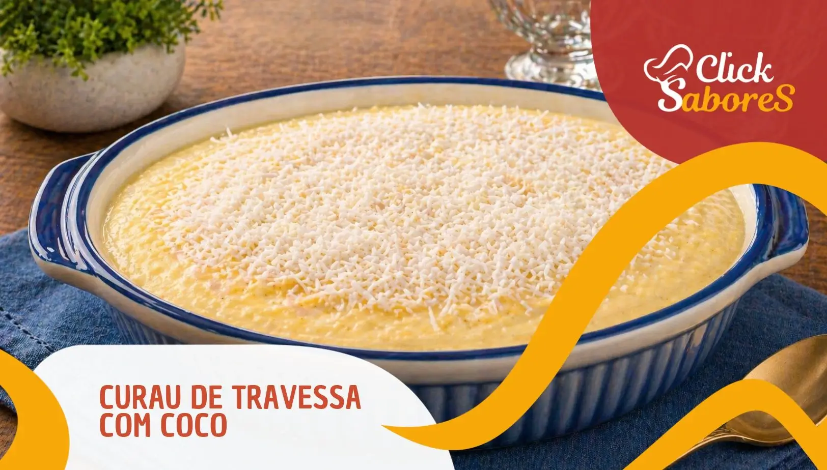Curau de Travessa com Coco