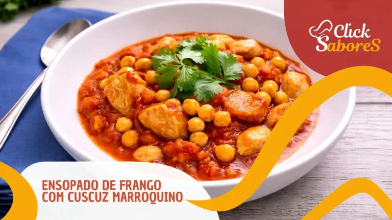 Ensopado de Frango com Cuscuz Marroquino