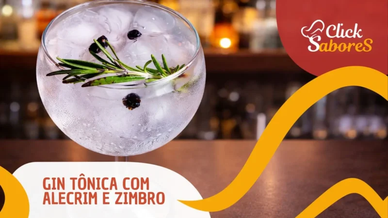 Gin Tônica com Alecrim e Zimbro