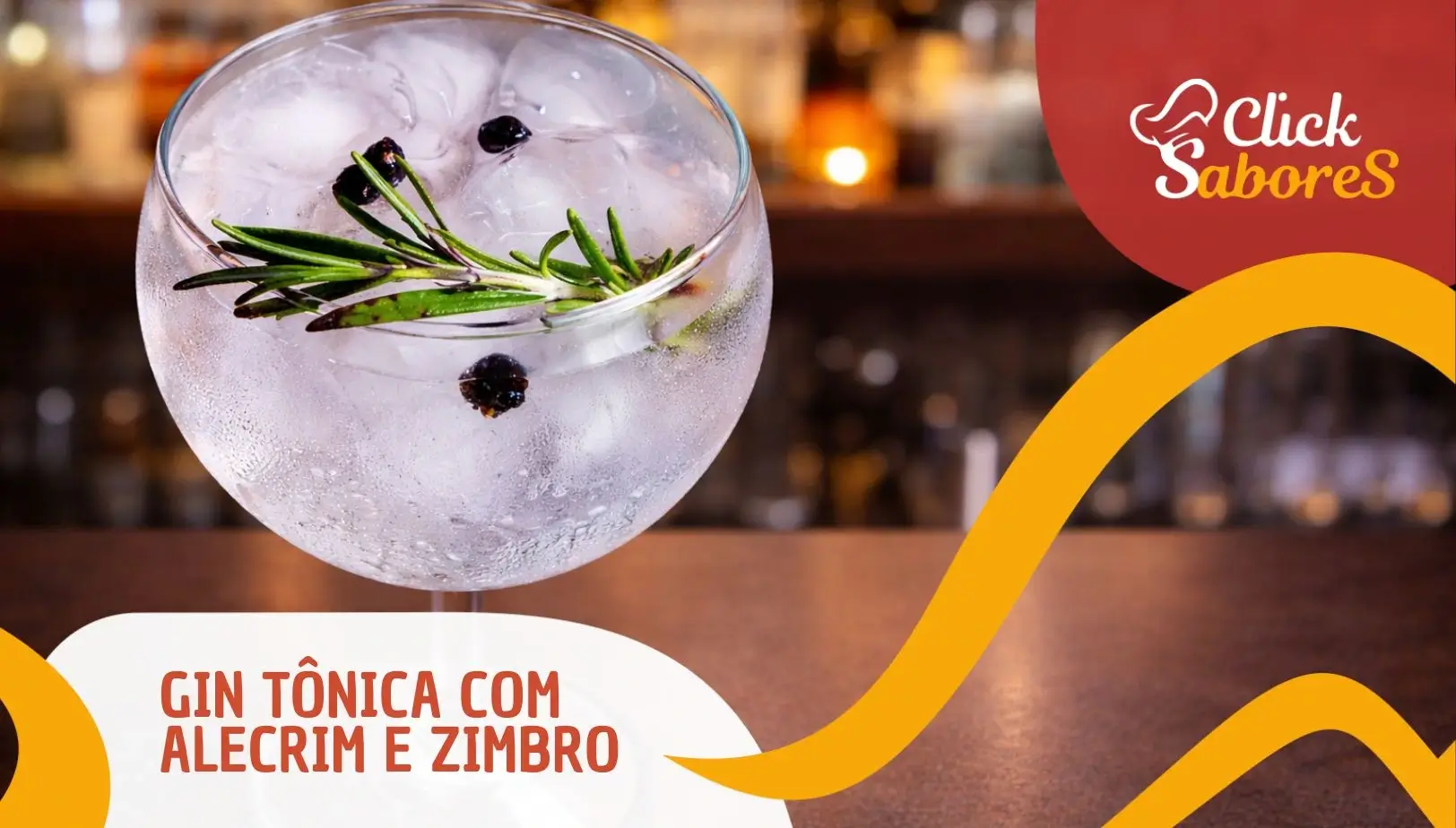 Gin Tônica com Alecrim e Zimbro