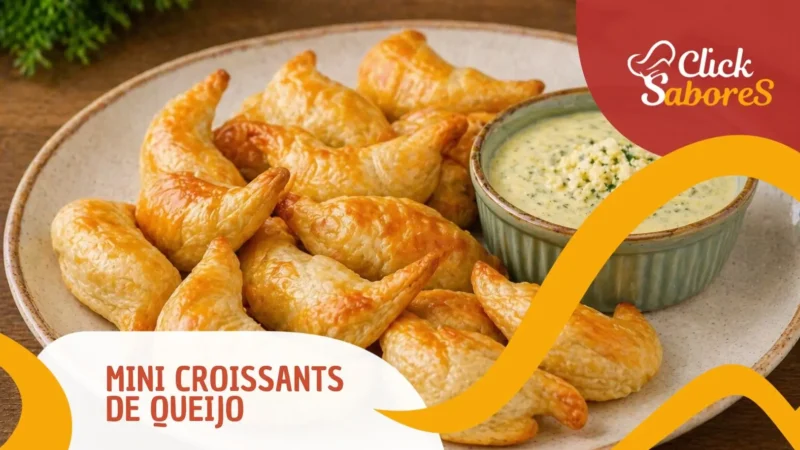 Mini Croissants de Queijo