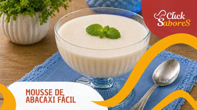 Mousse de Abacaxi Fácil