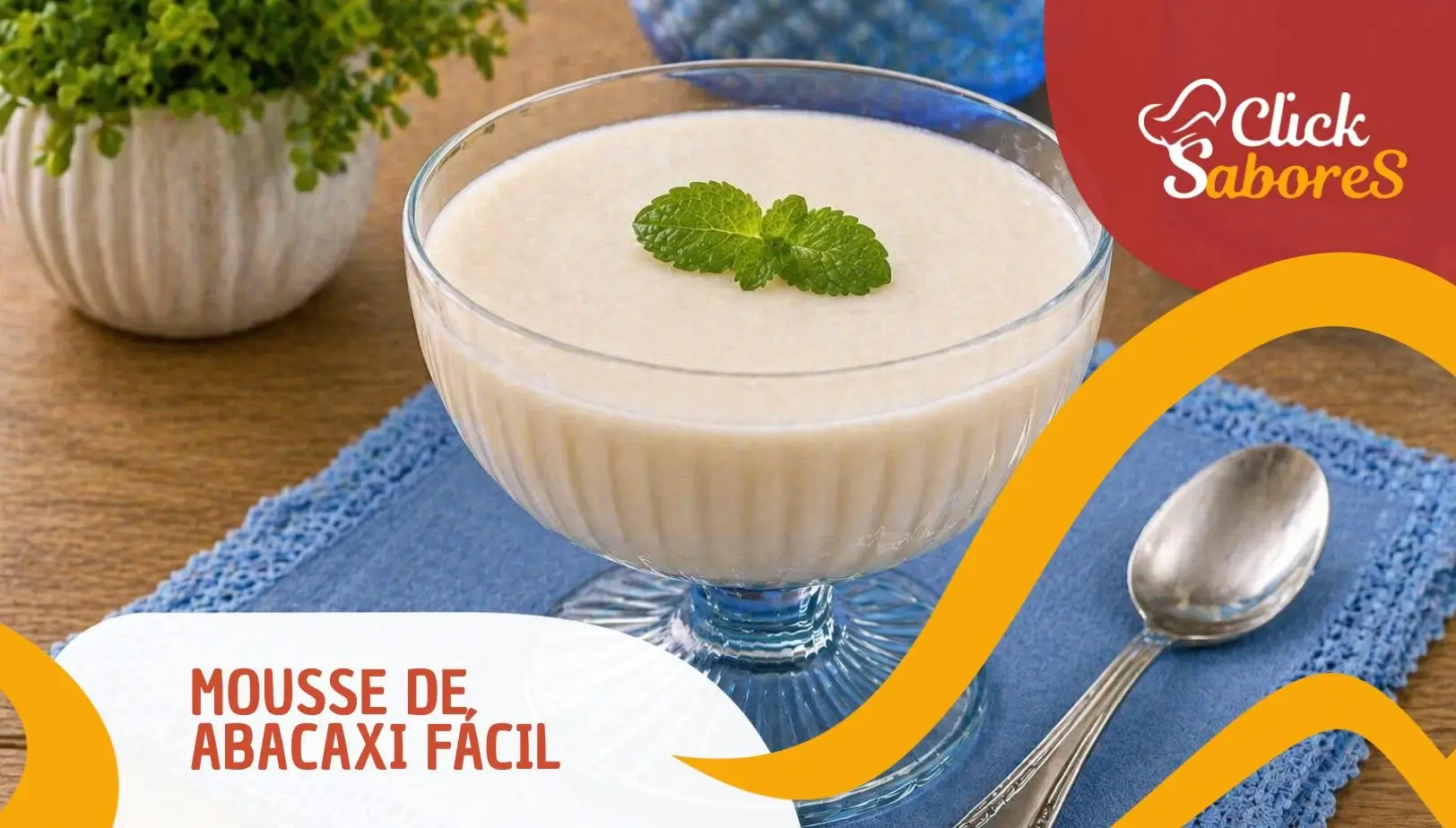 Mousse de Abacaxi Fácil