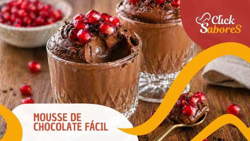 Mousse de Chocolate Fácil