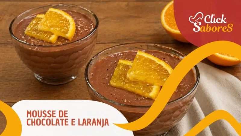 Mousse de Chocolate e Laranja