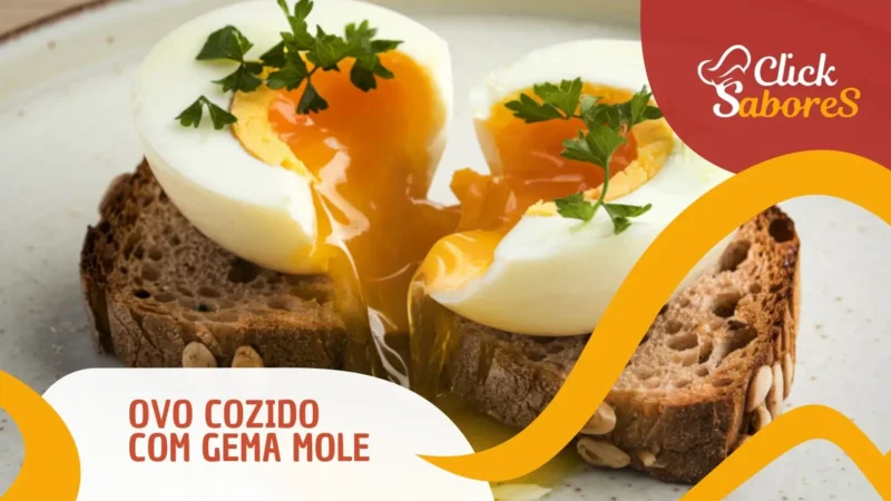 Ovo Cozido com Gema Mole