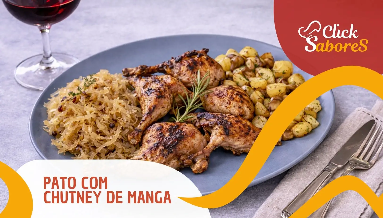 Pato com Chutney de Manga