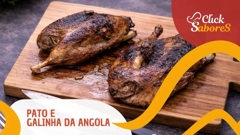 Pato e Galinha da Angola