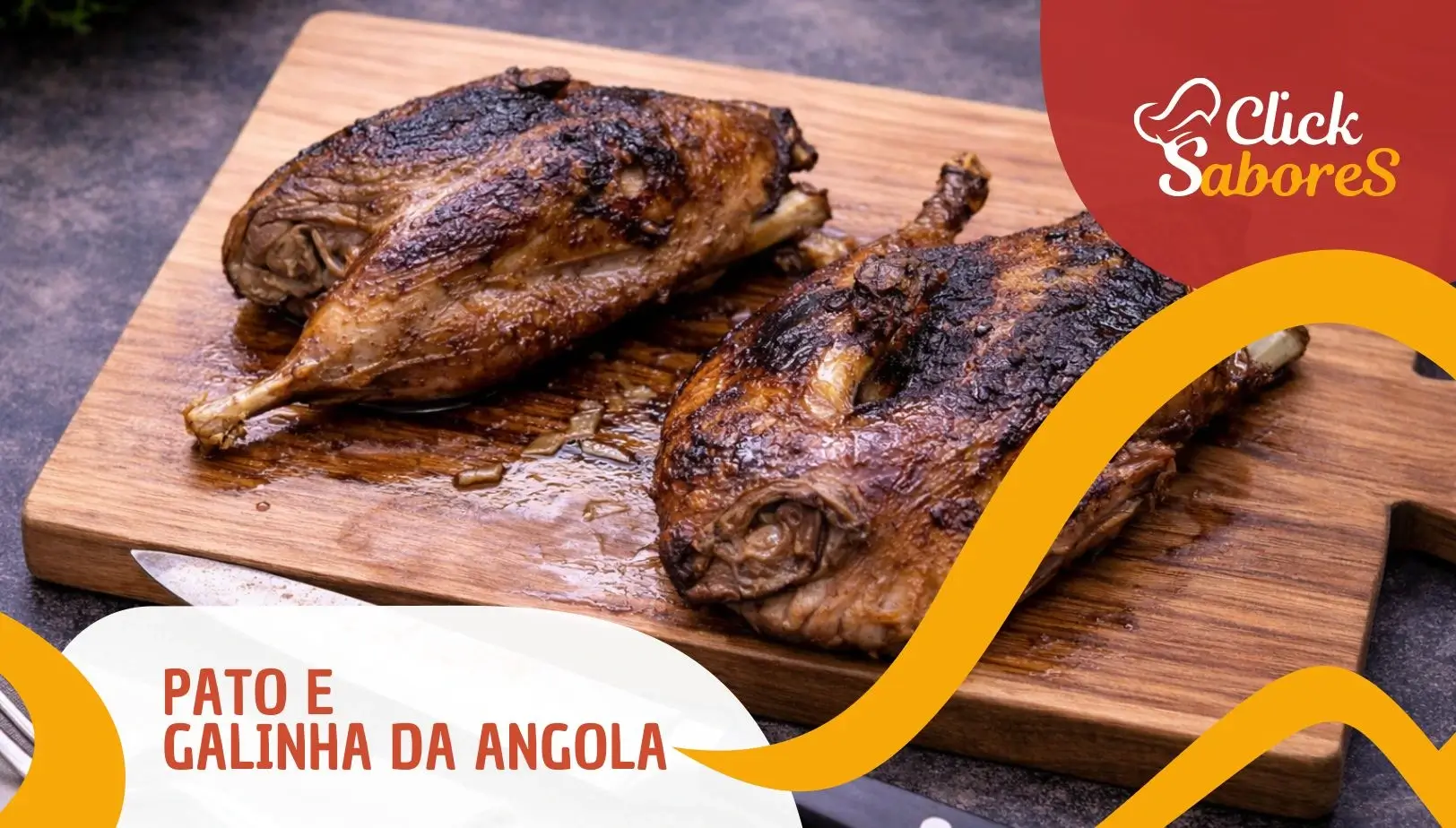 Pato e Galinha da Angola
