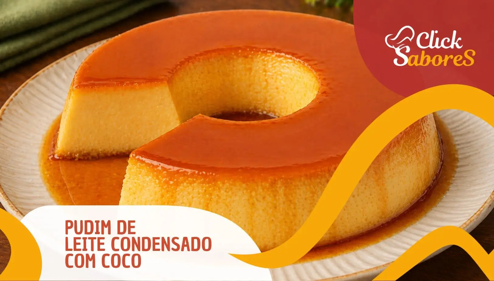 Pudim de Leite Condensado com Coco