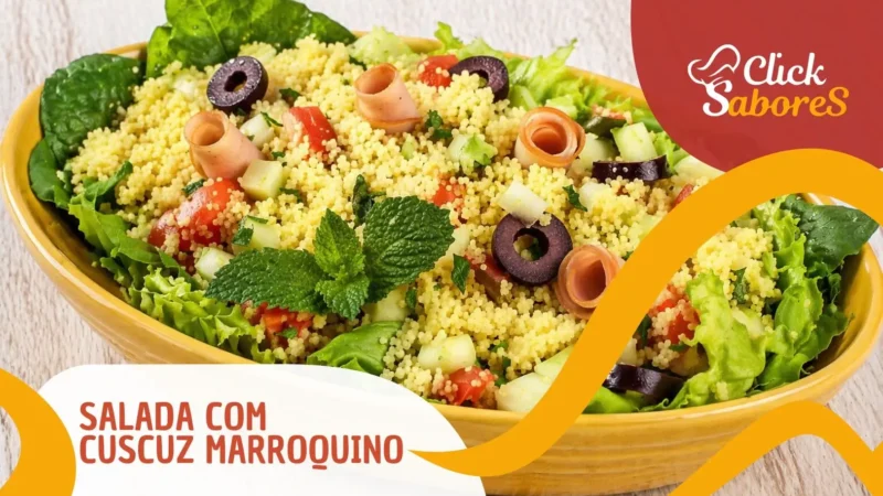 Salada com Cuscuz Marroquino