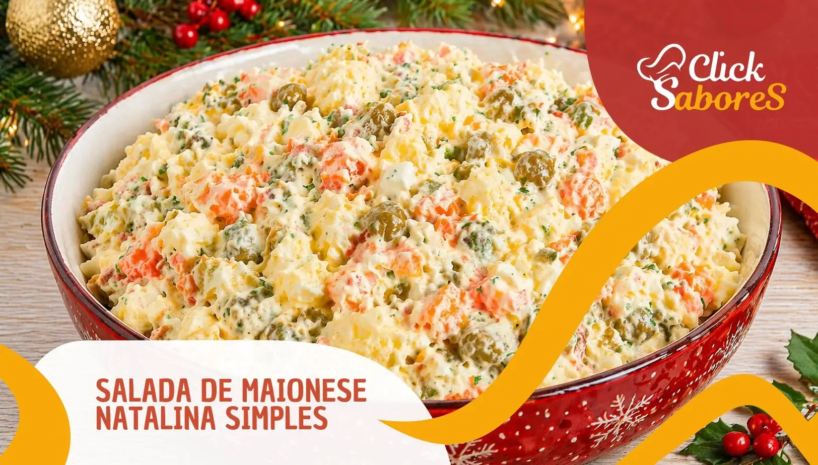 Salada de Maionese Natalina Simples
