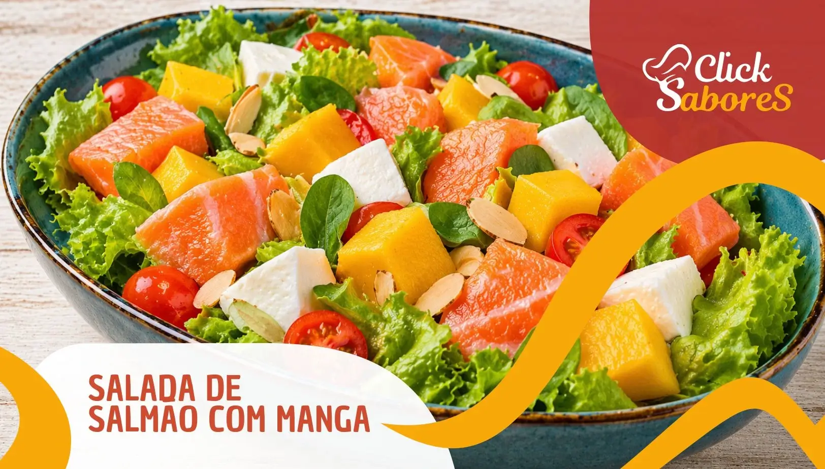 Salada de Salmão com Manga