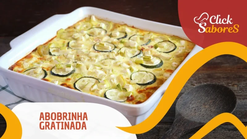 Abobrinha Gratinada