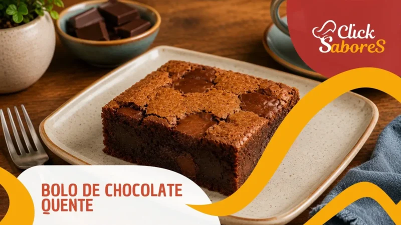 Bolo de Chocolate Quente
