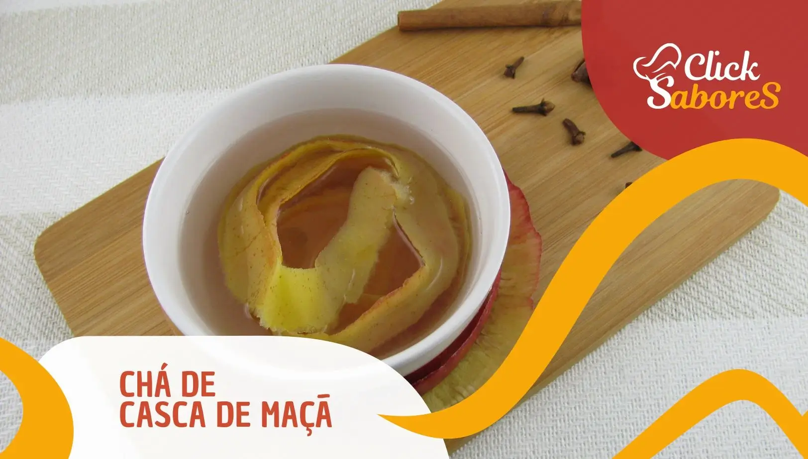 Chá de Casca de Maçã