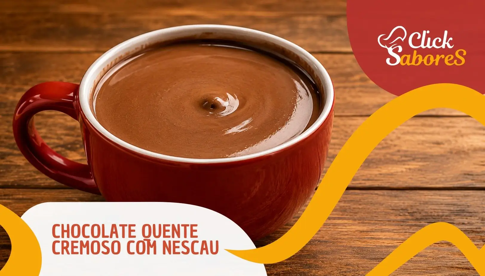 Chocolate Quente Cremoso com Nescau