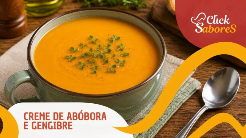 Creme de Abóbora e Gengibre