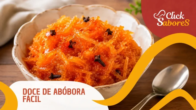 Doce de Abóbora Fácil