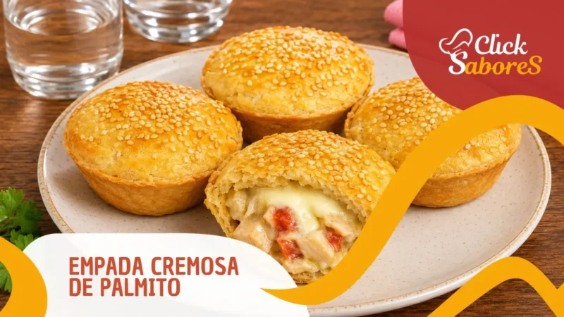 Empada Cremosa de Palmito