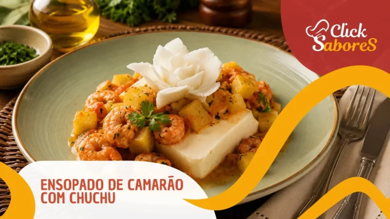 Ensopado de Camarão com Chuchu