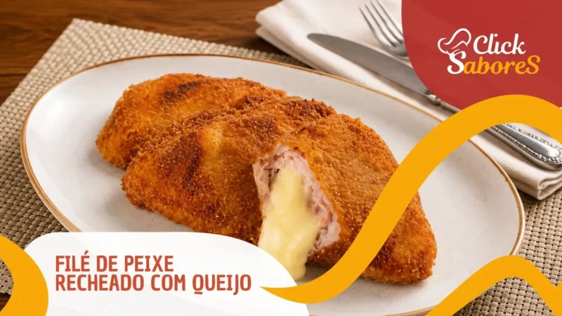 Filé de Peixe Recheado com Queijo