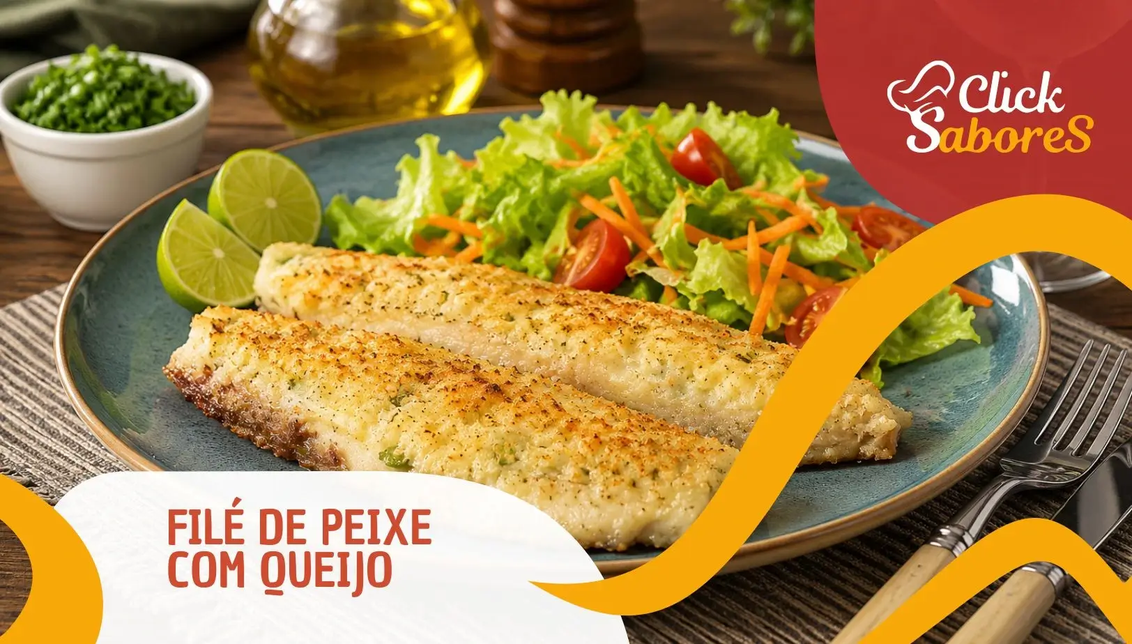 Filé de Peixe com Queijo