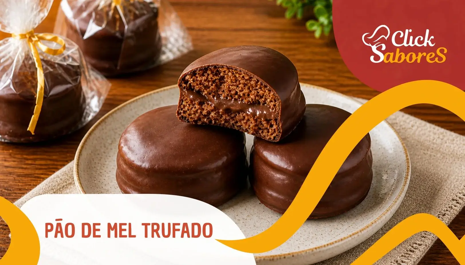 Pão de Mel Trufado