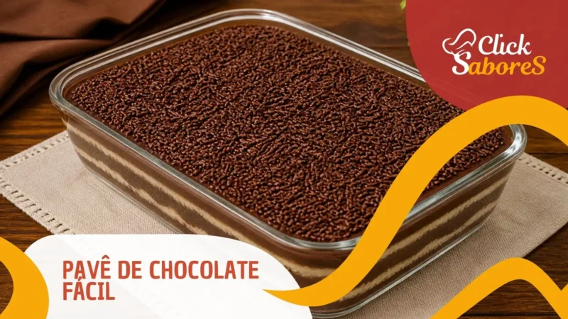 Pavê de Chocolate Fácil