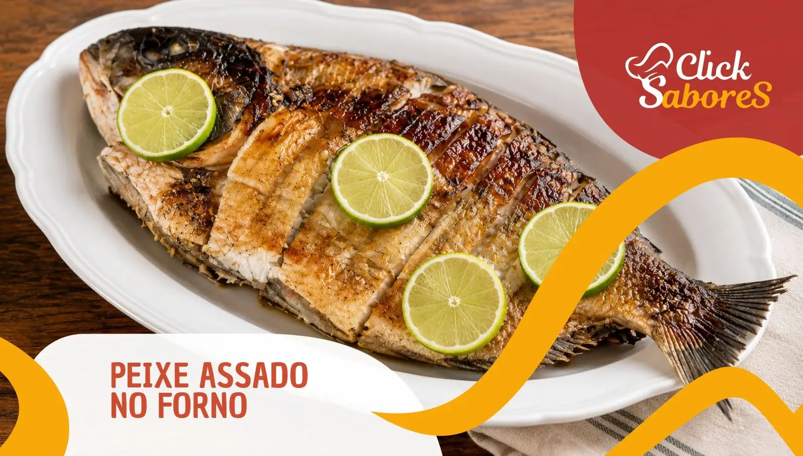 Peixe Assado no Forno