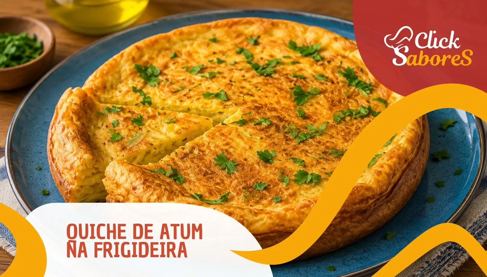 Quiche de Atum na Frigideira