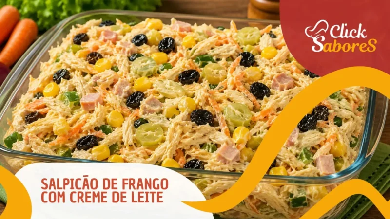 Salpicão de Frango com Creme de Leite