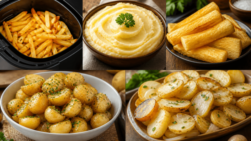 Receitas de Batata e Mandioca: Os Acompanhamentos Mais Amados da Mesa Brasileira