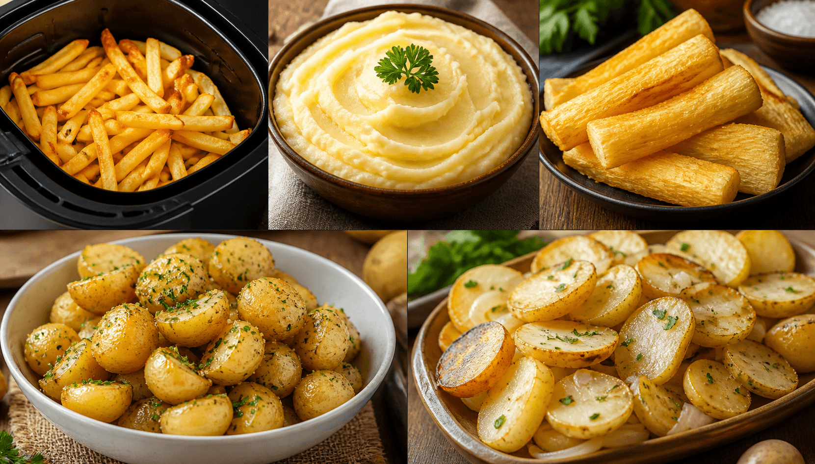 Receitas de Batata e Mandioca: Os Acompanhamentos Mais Amados da Mesa Brasileira
