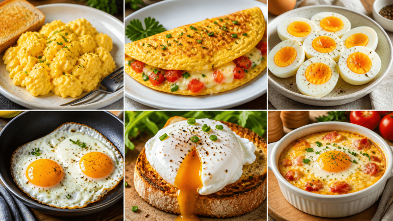 Receitas de Ovos: Do Básico ao Surpreendente para Qualquer Hora do Dia