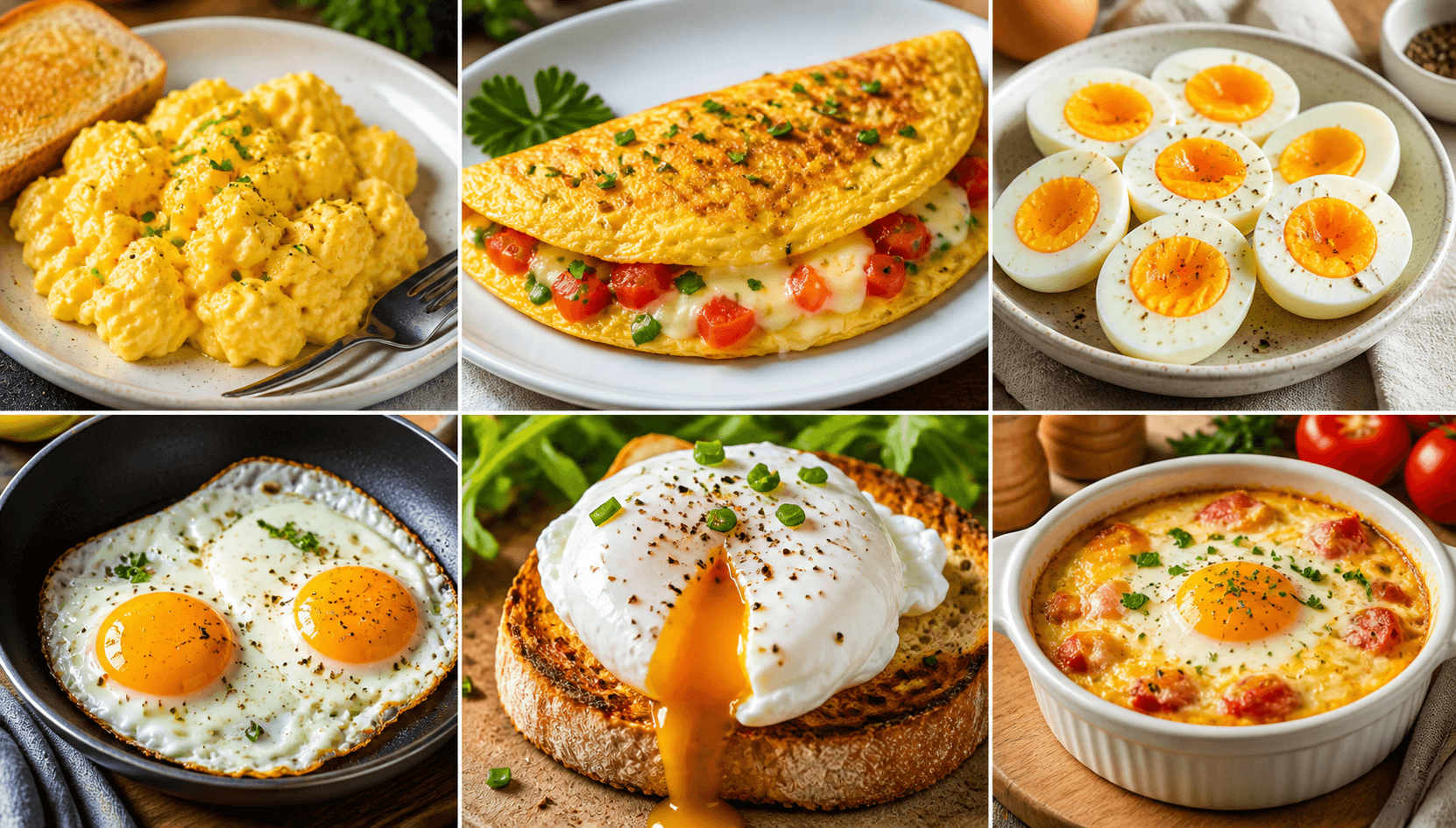Receitas de Ovos: Do Básico ao Surpreendente para Qualquer Hora do Dia