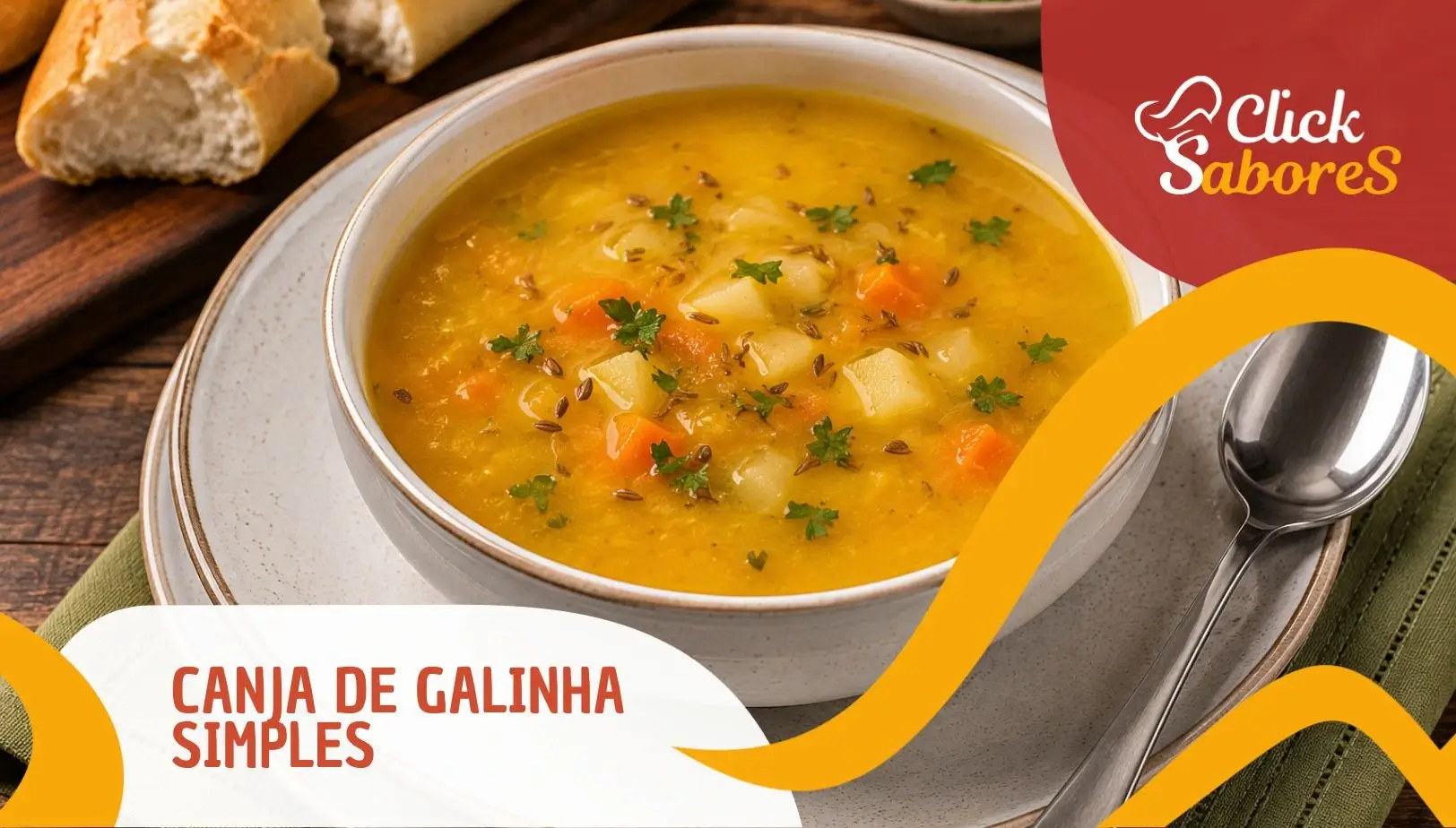 Canja de Galinha Simples