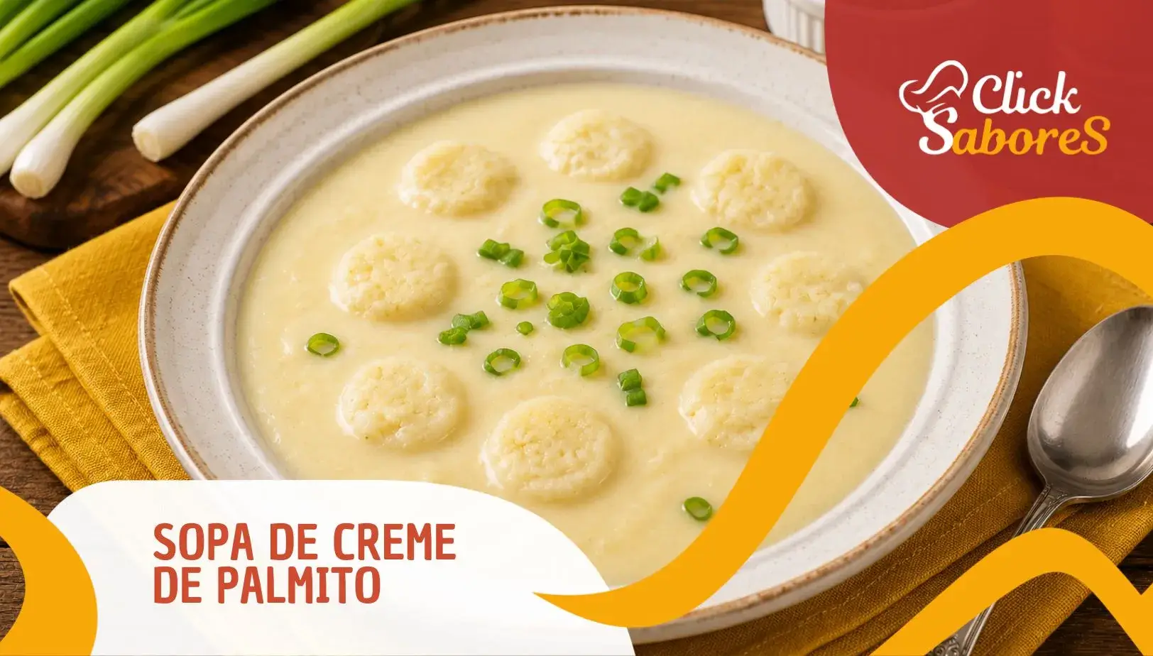 Sopa de Creme de Palmito