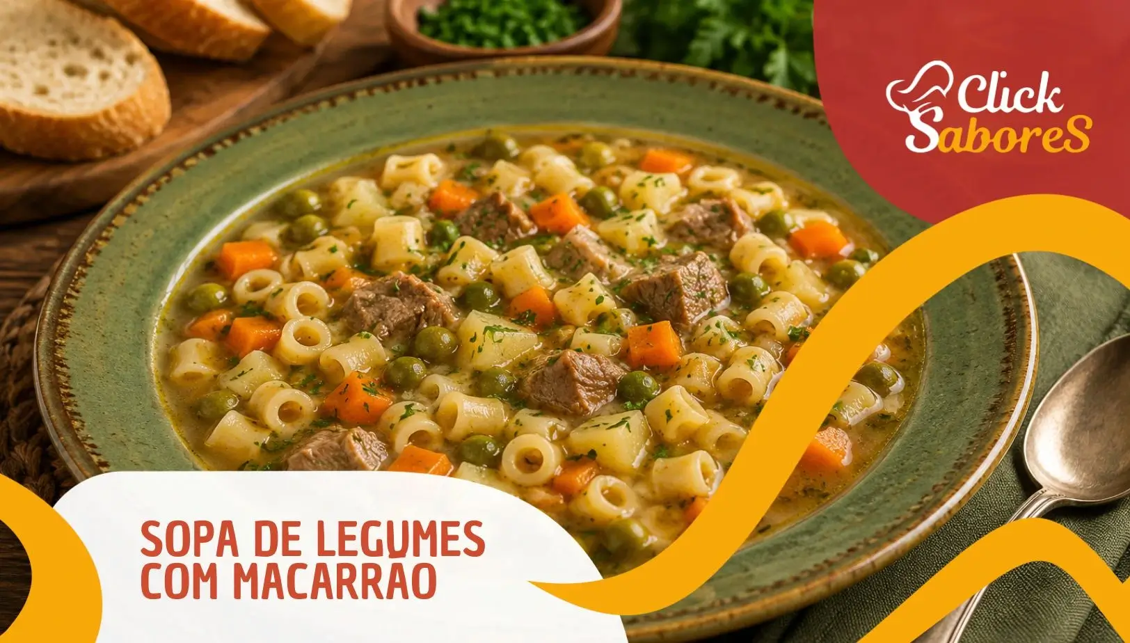 Sopa de Legumes com Macarrão