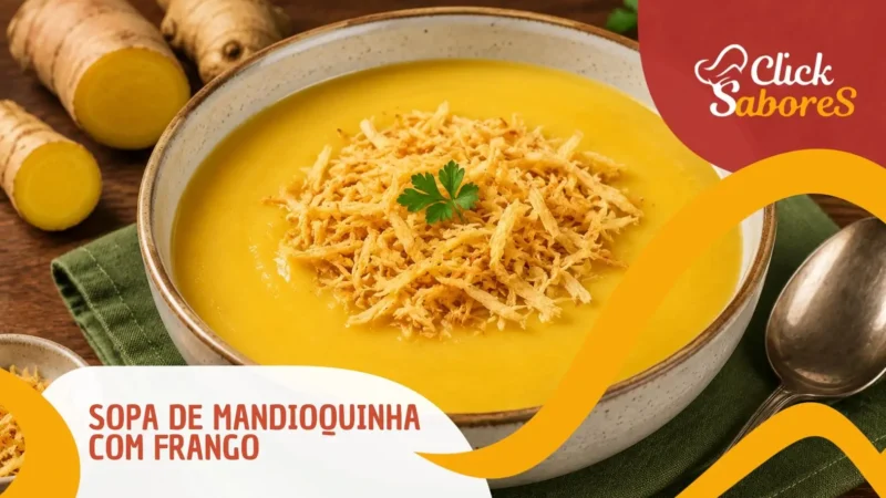 Sopa de Mandioquinha com Frango