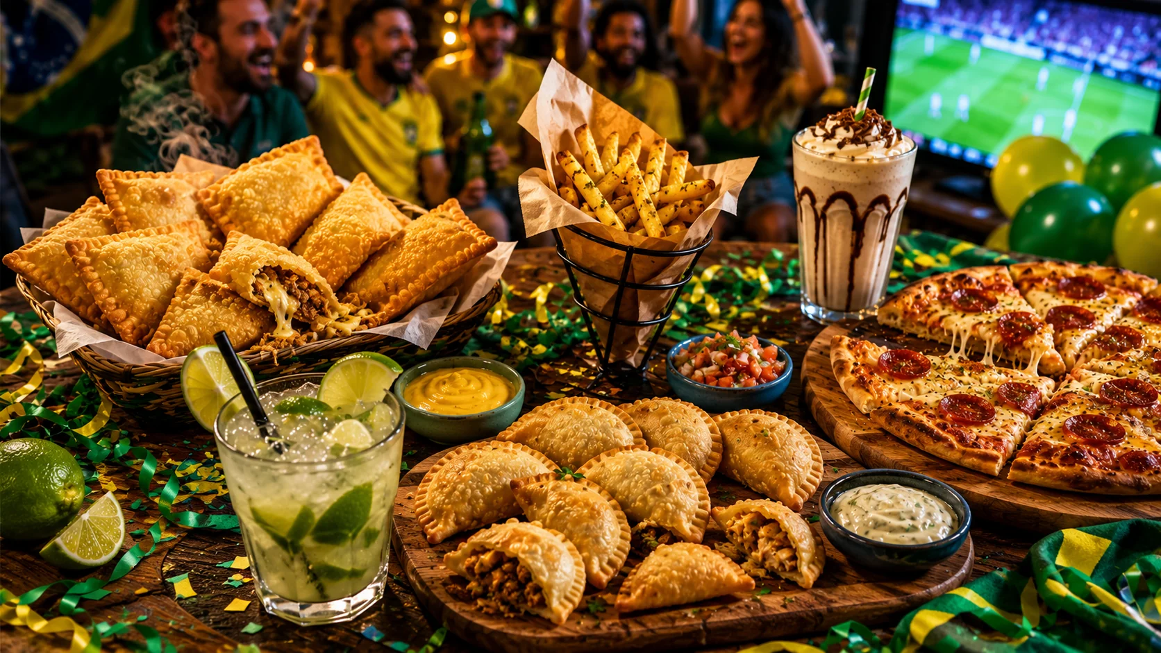+20 Petiscos e Drinks para assistir à estreia do Brasil x Marrocos com a galera!